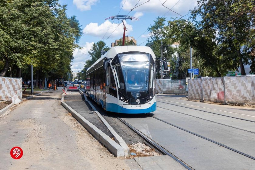 Современный трамвай