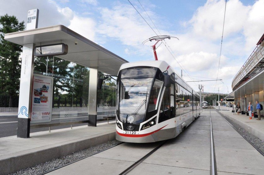 Москва Венская Трамвайная платформа