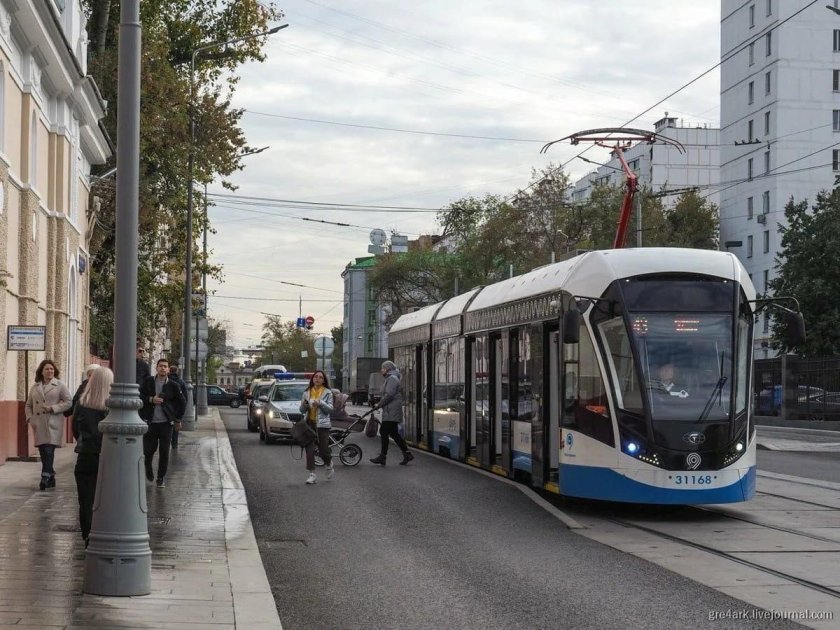Москва Венская Трамвайная платформа