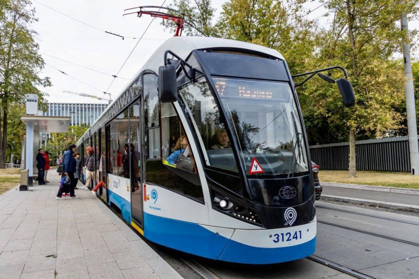 Москва Венская Трамвайная платформа