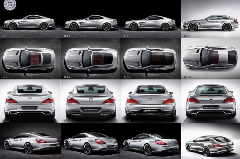 Мерседес SL кузова