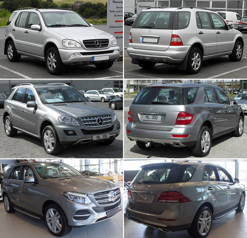 Мерседес ml gl отличия