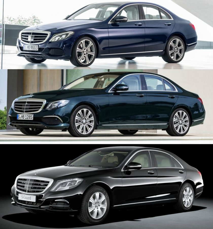 Мерседес Бенц c класс е класс отличия