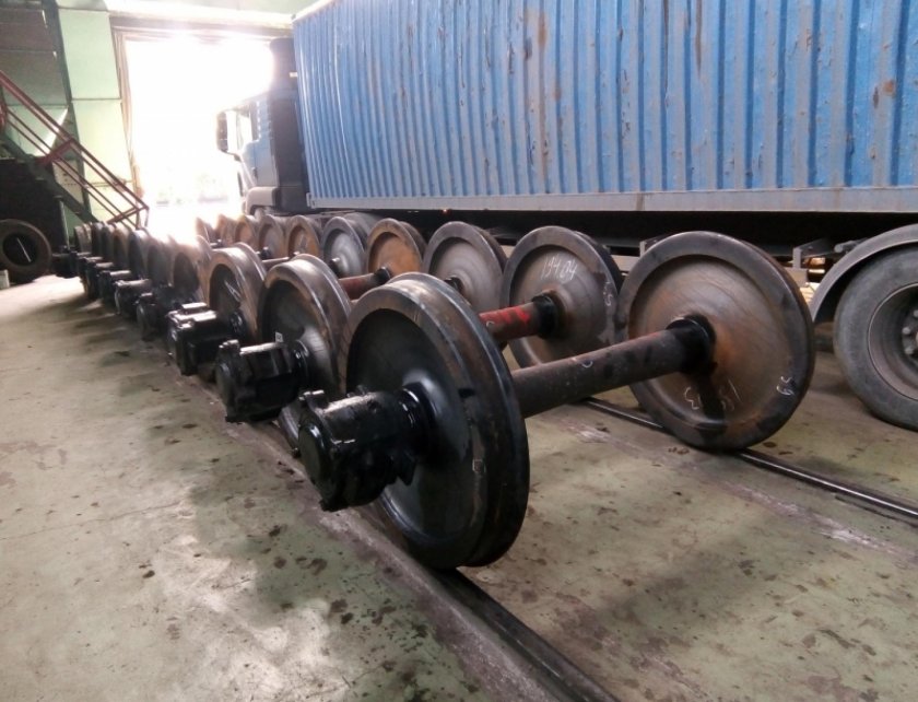Колёсная пара вагона ру-1ш
