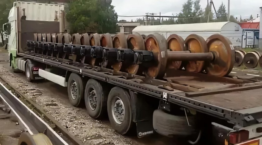 Ложемент для перевозки колесных пар РВ 1610