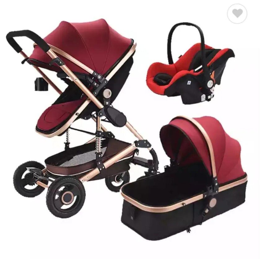 Luxury Baby Stroller 3 in 1