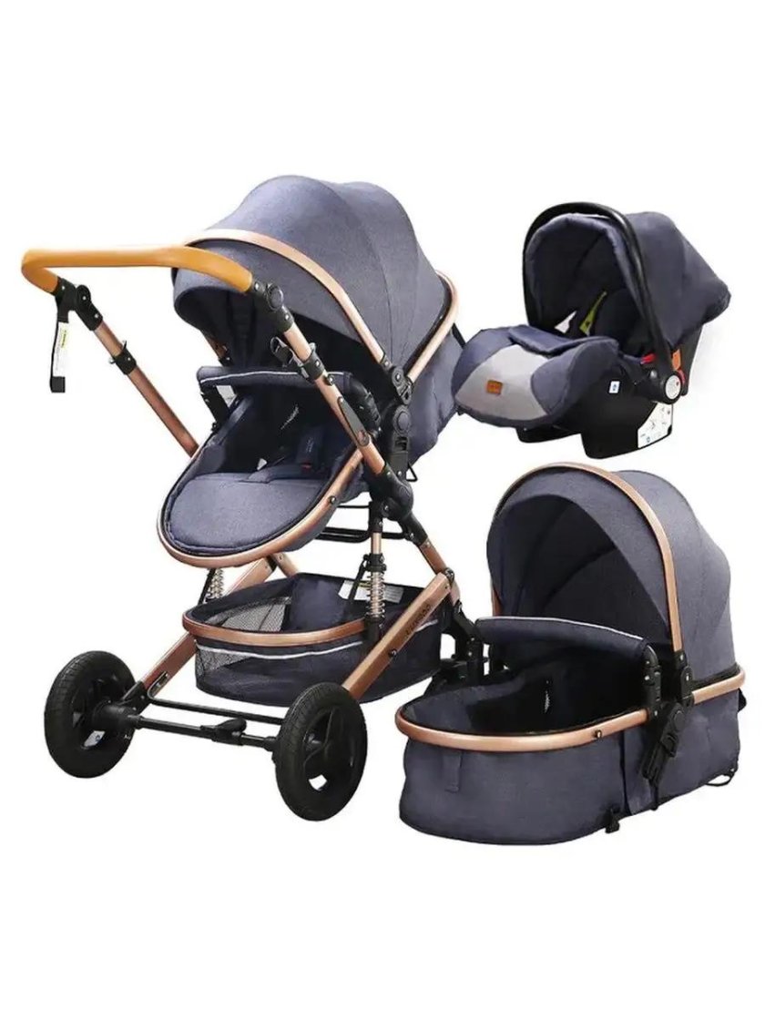 Коляска трансформер 3в1 luxmom