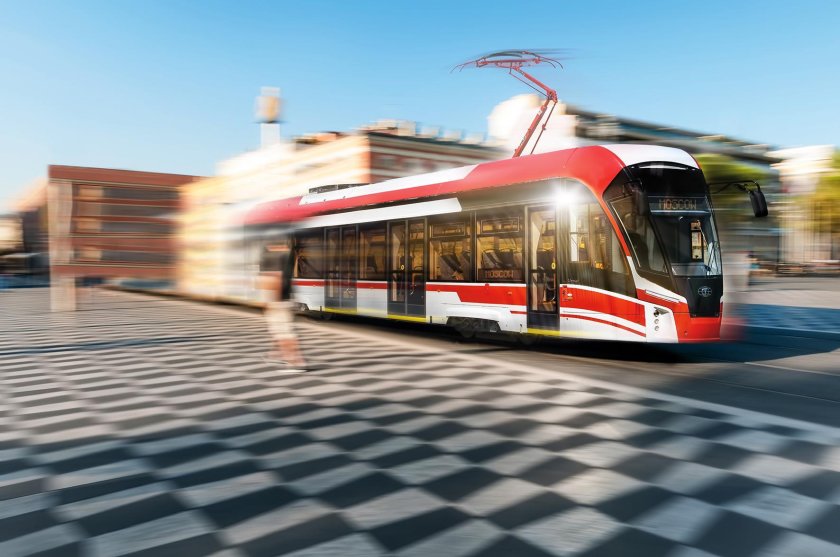 Современный трамвай