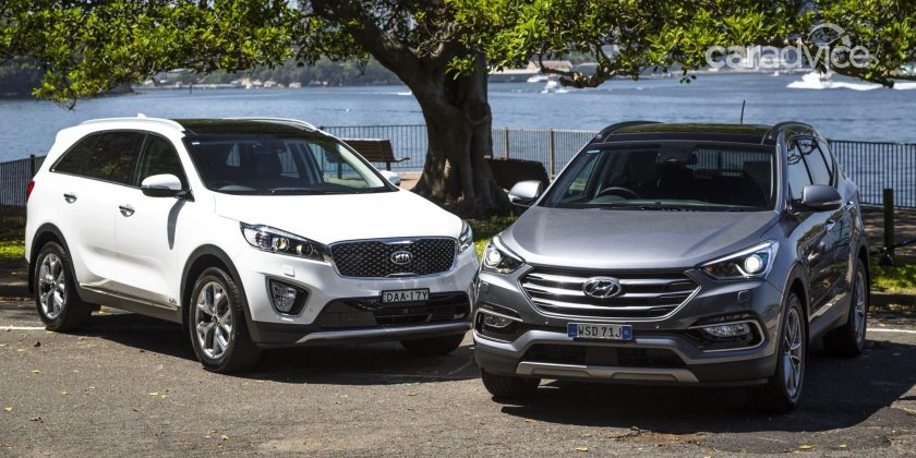 Hyundai Santa Fe и Kia Sorento