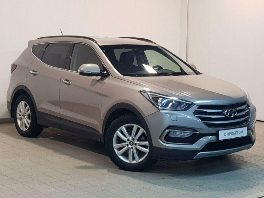 Хюндай Санта Фе бежевый