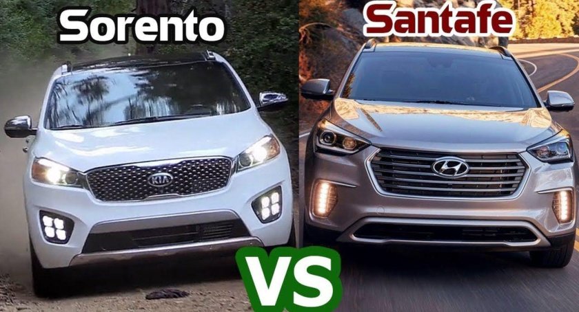 Kia Sorento vs Hyundai Santa Fe