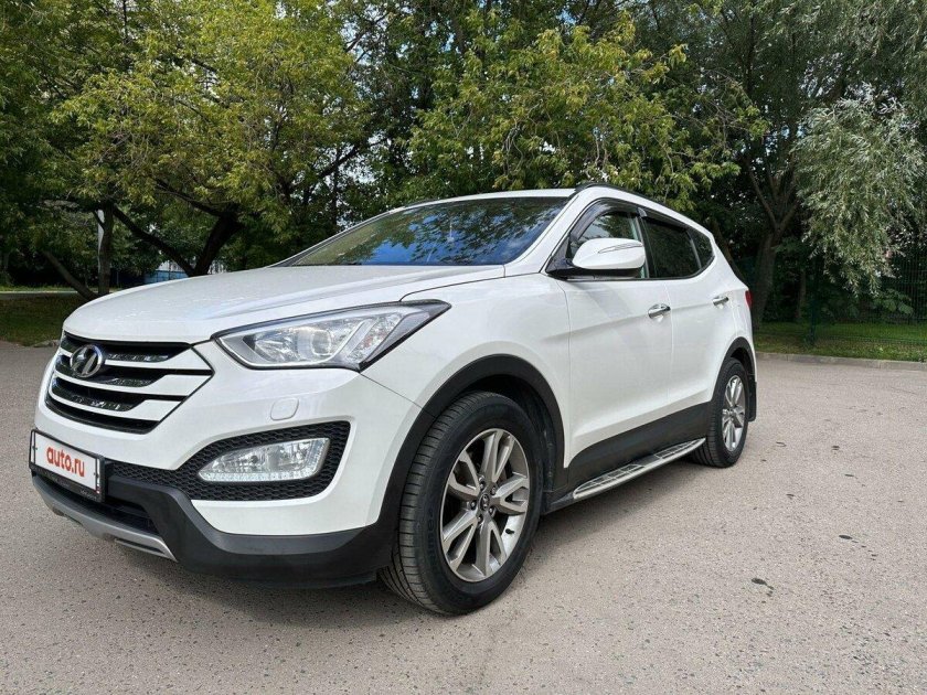 Хендай Санта Фе 2014 белый