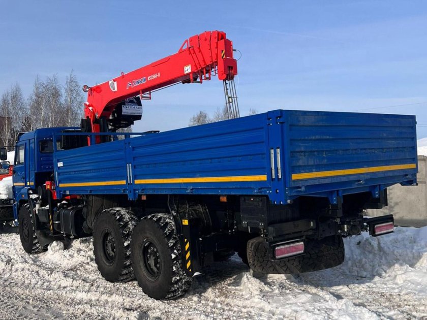 КАМАЗ 43118 бортовой с КМУ