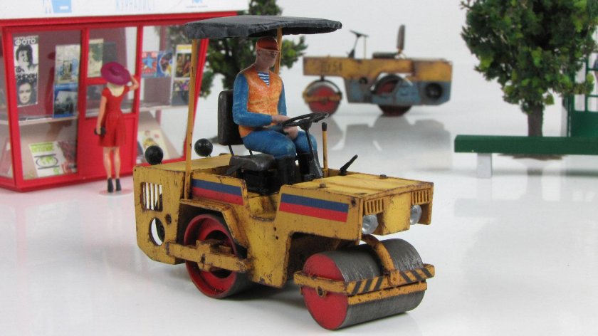 Каток тротуарный вибрационный DM-03-VD