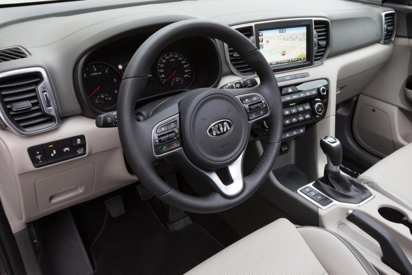 Киа Спортаж 4 салон