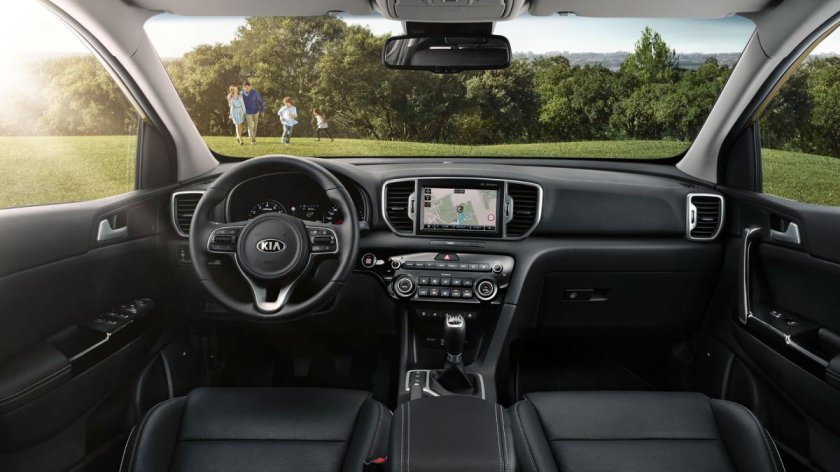 Kia Sportage экран