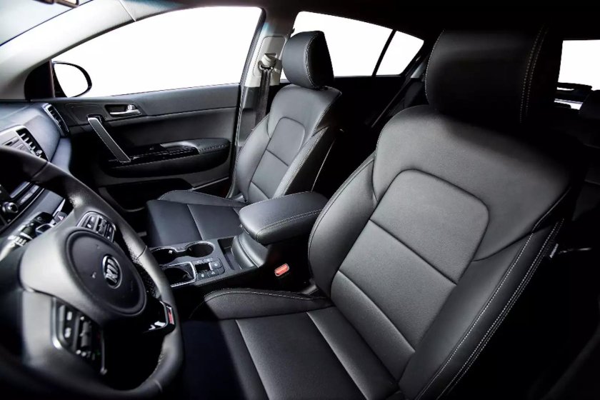 Кожаный салон Киа Спортейдж 4