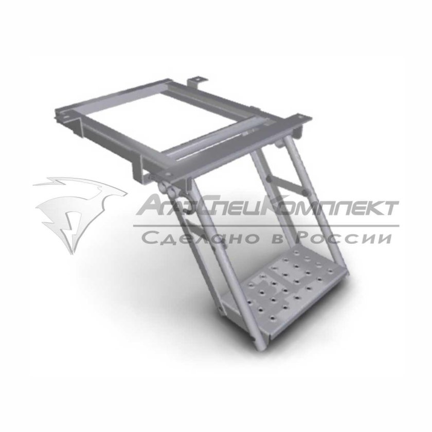 Лестница для прицепа складная