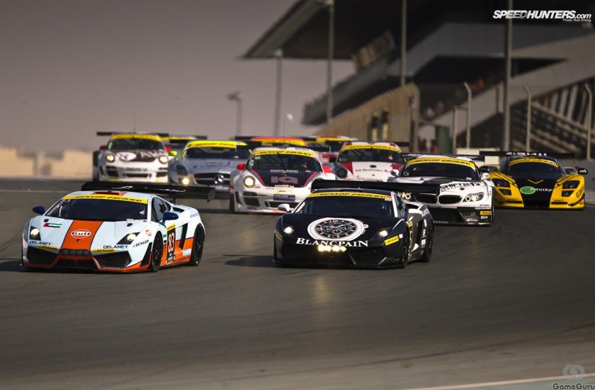 24 Часа Дубай гонка Lamborghini