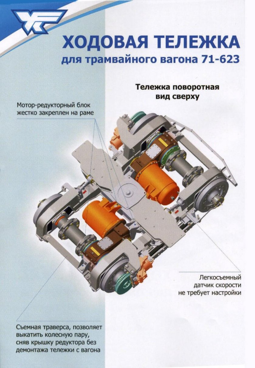 Тележка трамвайного вагона КТМ-5