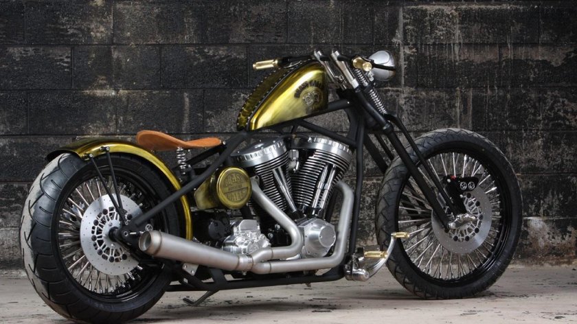 Мотоциклы Харлей Дэвидсон кастом боббер