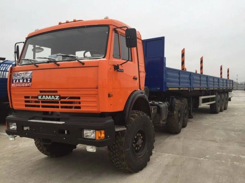 Длинномер-вездеход КАМАЗ - 12 метров