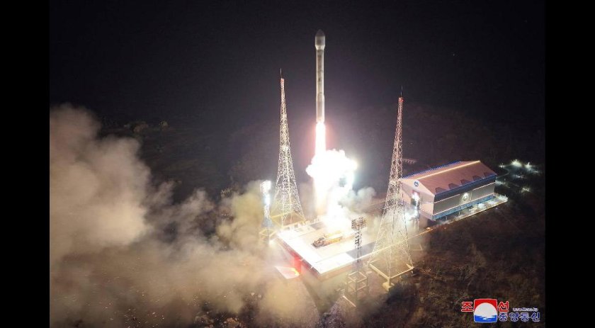 Чхоллима-1" со спутником военного назначения "манригён-1