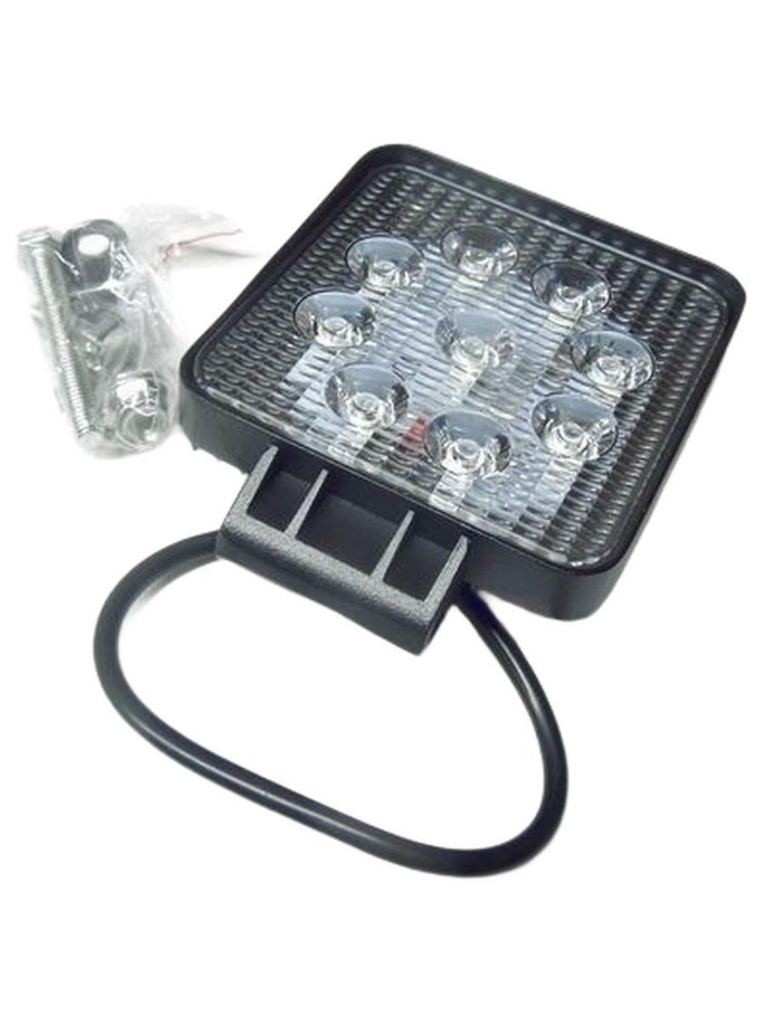 Фара противотуманная KS-wsq009f (Slim) "off - Road", 9 диодов, 27w, рассеиваемый свет.