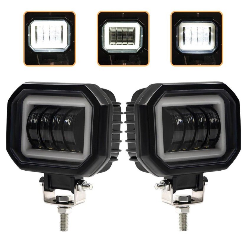 Противотуманные фары квадратные