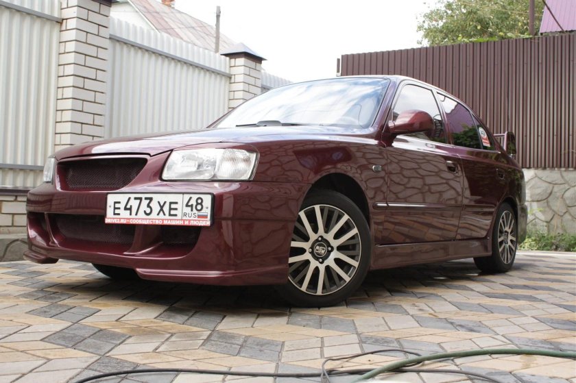 Hyundai Accent обвес