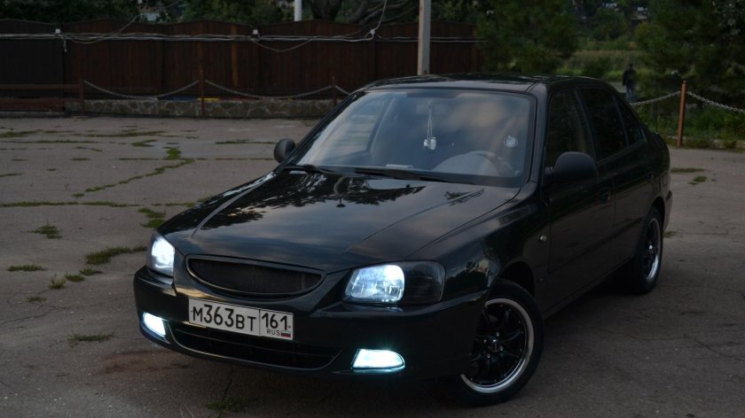 Hyundai Accent 2008 тюнингованный