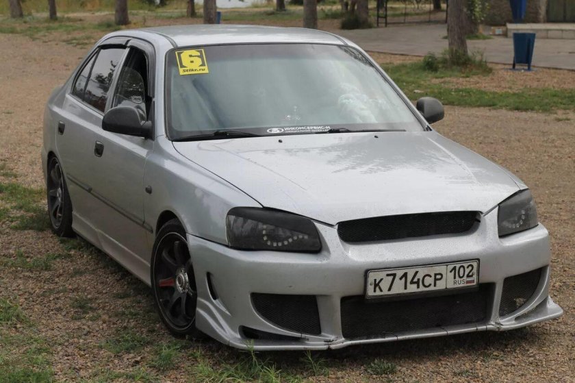Hyundai Accent 2007 обвес