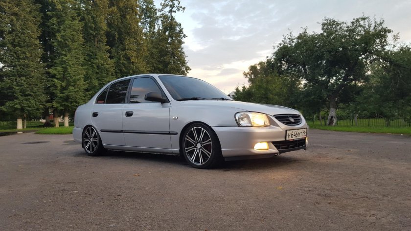 Hyundai Accent 2008 тюнингованный