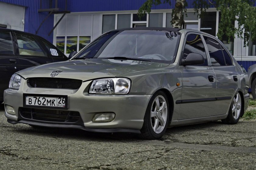 Hyundai Accent 2008 тюнингованный