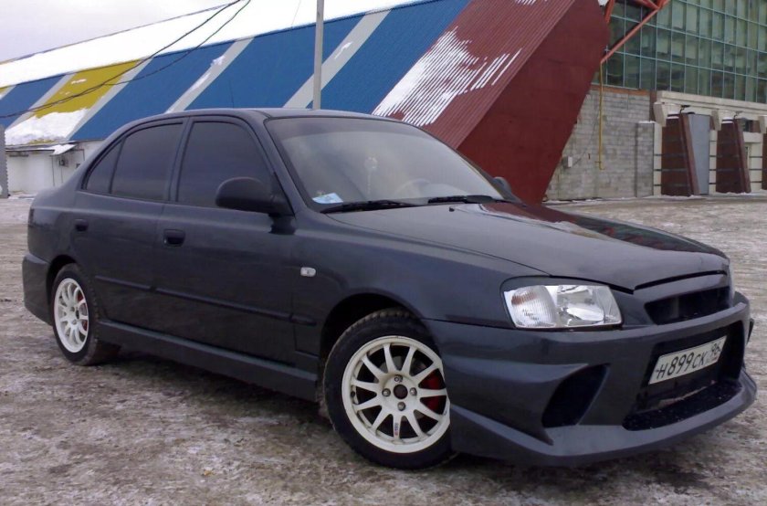 Hyundai Accent обвес