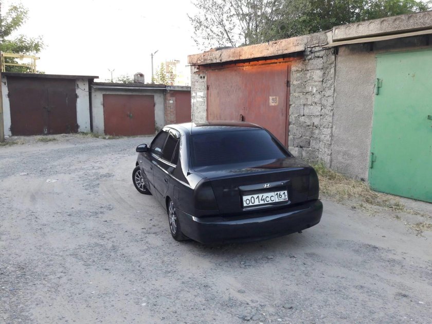 Тонировка фар Хендай акцент