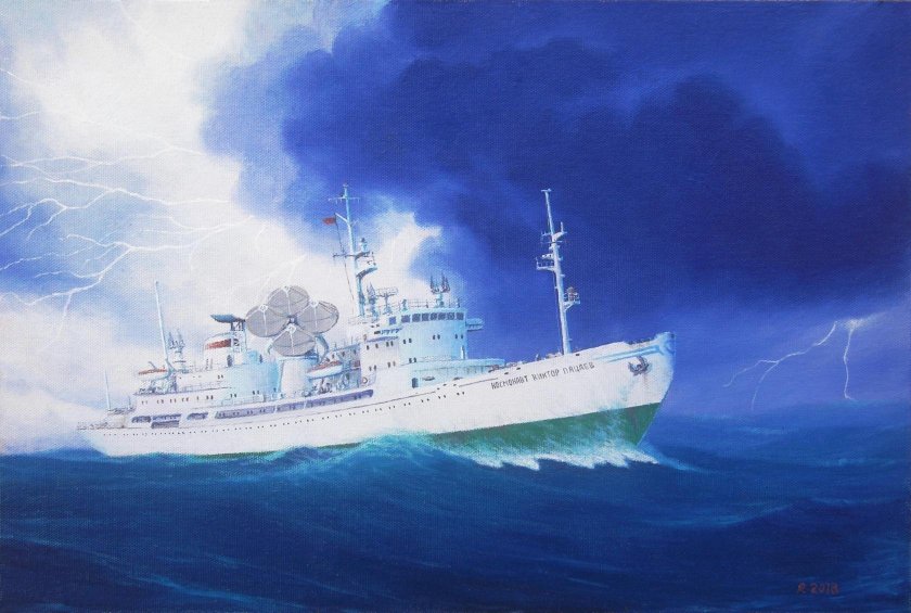 Космонавт Юрий Гагарин судно