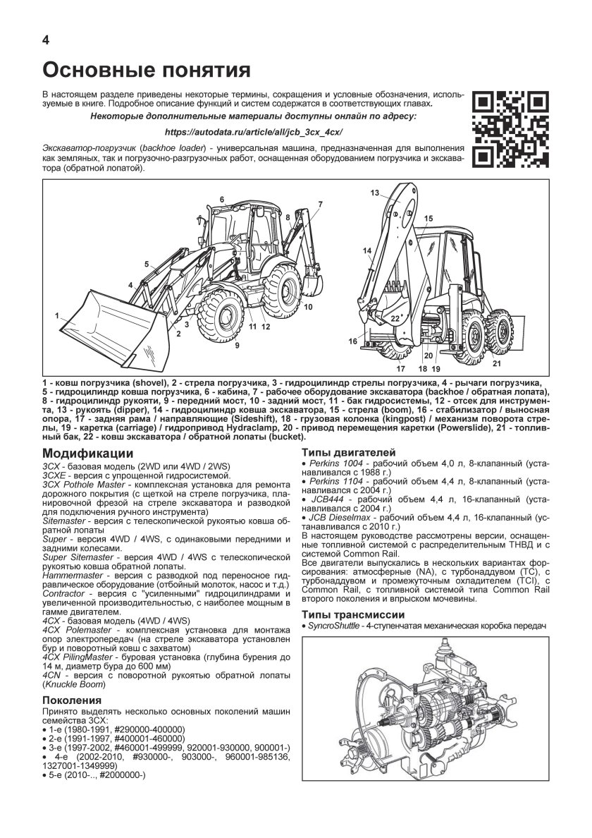 Двигатель JCB 3cx