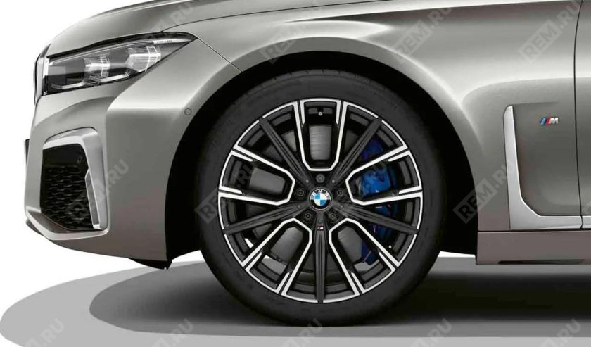 18" M легкосплавные диски Double-spoke 662 m с разноразмерными шинами RUNFLAT