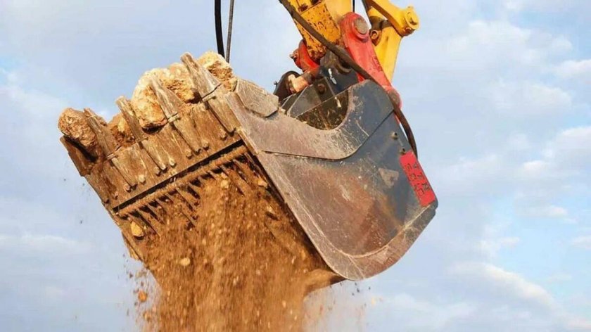 Просеивающий ковш для экскаватора