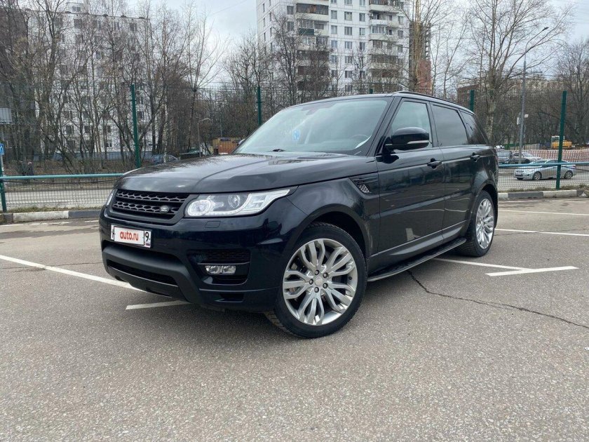 Range Rover Sport 2014 черный тонированный