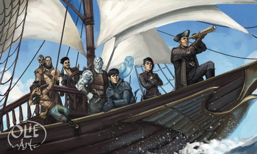 Пиратский корабль ДНД