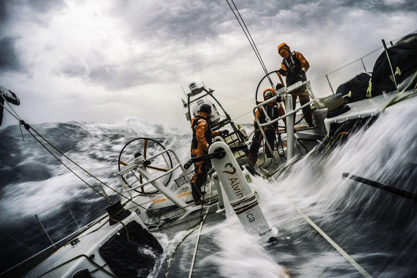 Volvo Ocean Race шторм