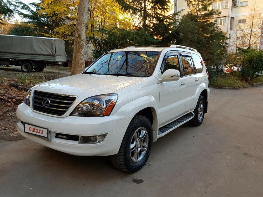 ЖХ 470 Лексус белая