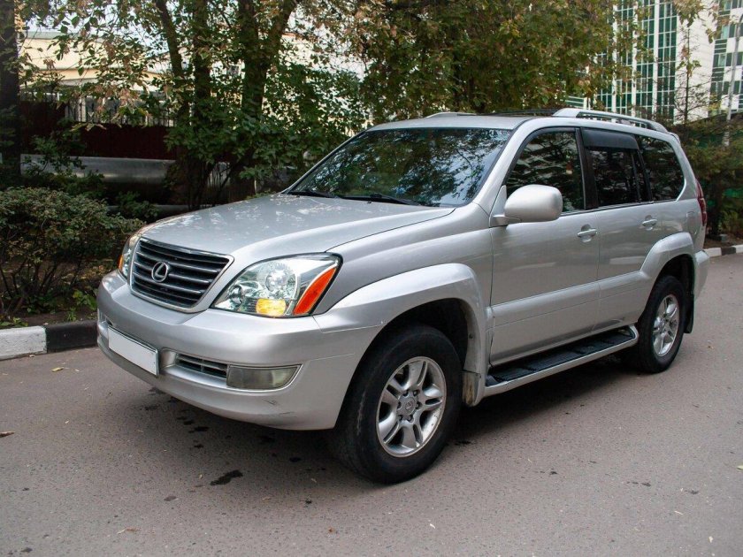 Лексус gx470 серебристый