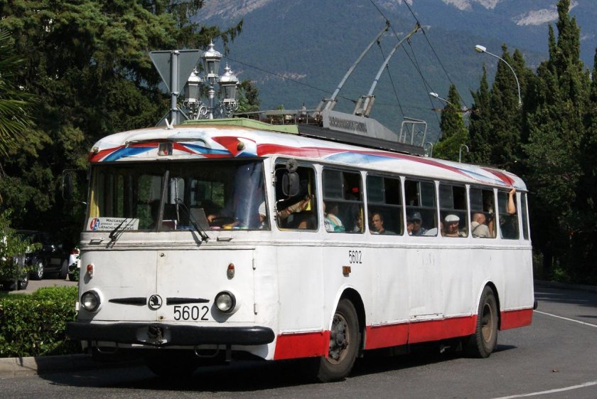 Крымские троллейбусы Шкода