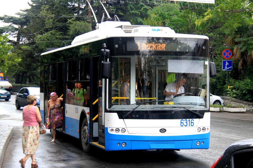 Троллейбусный парк Ялта