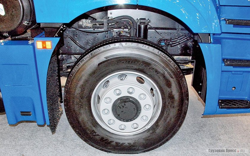 КАМАЗ 5490 подкачка колес