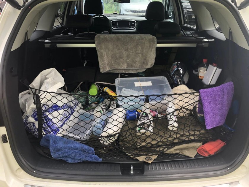 Сетка в багажник Киа Соренто 2012