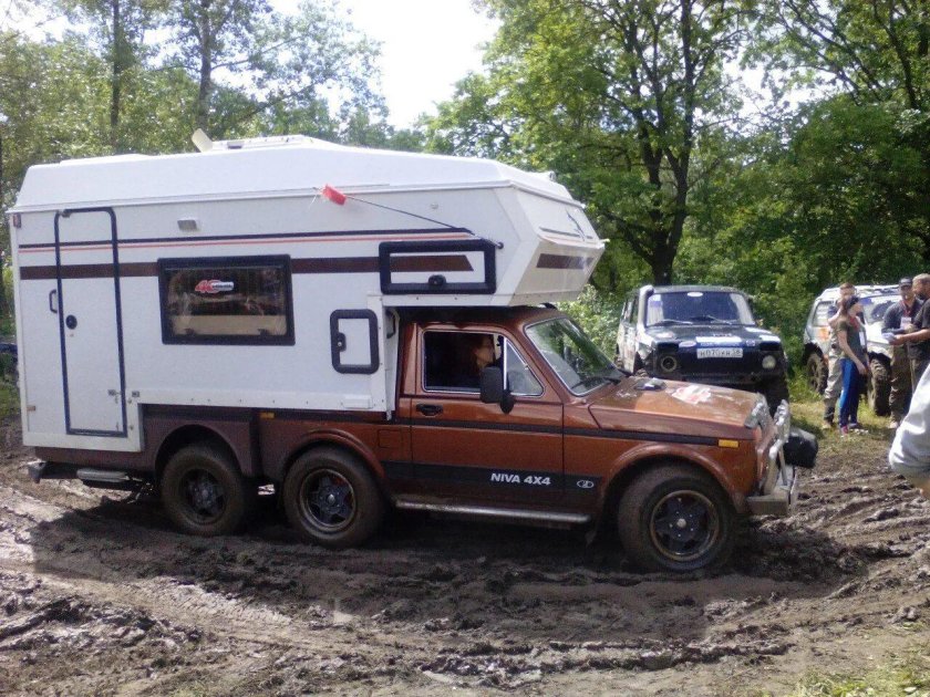 Нива пикап автодом